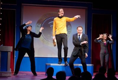 Christine Pedi, John Walton West, Michael West, Christina Bianco Photo