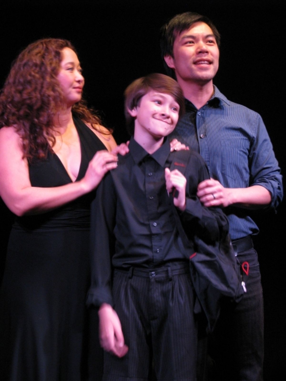 Jennifer Oku, Andrew Apy, Alex Hsu at 