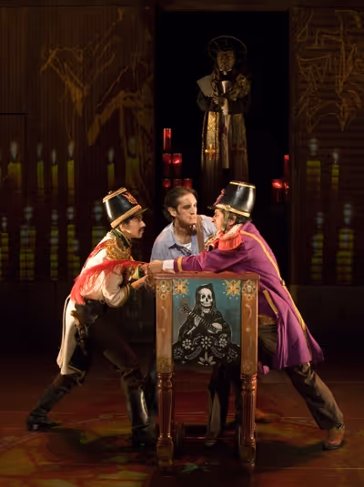 Stephanie Beatriz, RenÃƒÂ© MillÃƒÂ¡n and Richard Montoya  Photo