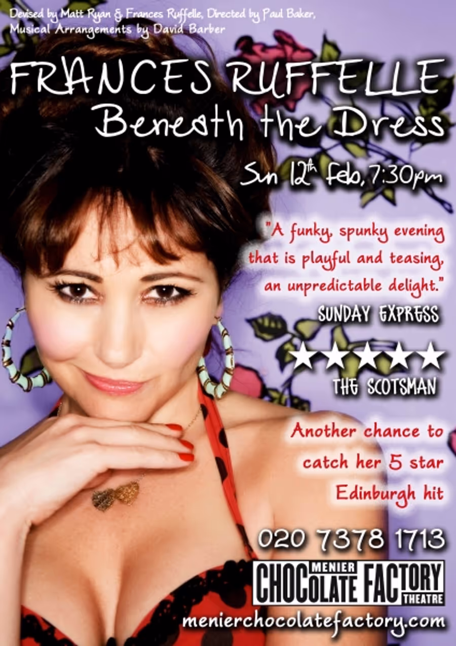 Photo Coverage: 'Mama Eponine' Frances Ruffelle In Cabaret - BENEATH THE DRESS At Menier Chocolate Factory Image