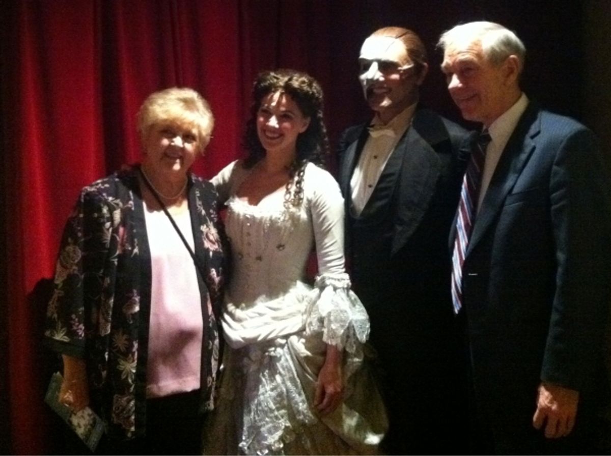 Carol Paul, Kristen Hertzenberg, Anthony Crivello, Ron Paul at 