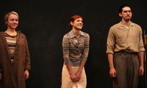 Charlotte Parry, Sarah Goldberg & Adam Driver @ BroadwayWorld Charlotte Parry, Sarah Goldberg & Adam Driver Photo