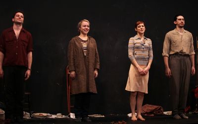 Matthew Rhys, Charlotte Parry, Sarah Goldberg & Adam Driver  Photo