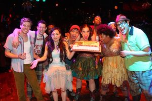 Hunter Parrish, Nick Blaemire, Uzo Aduba, Anna Maria Perez de Tagle, Telly Leung, Lin Photo