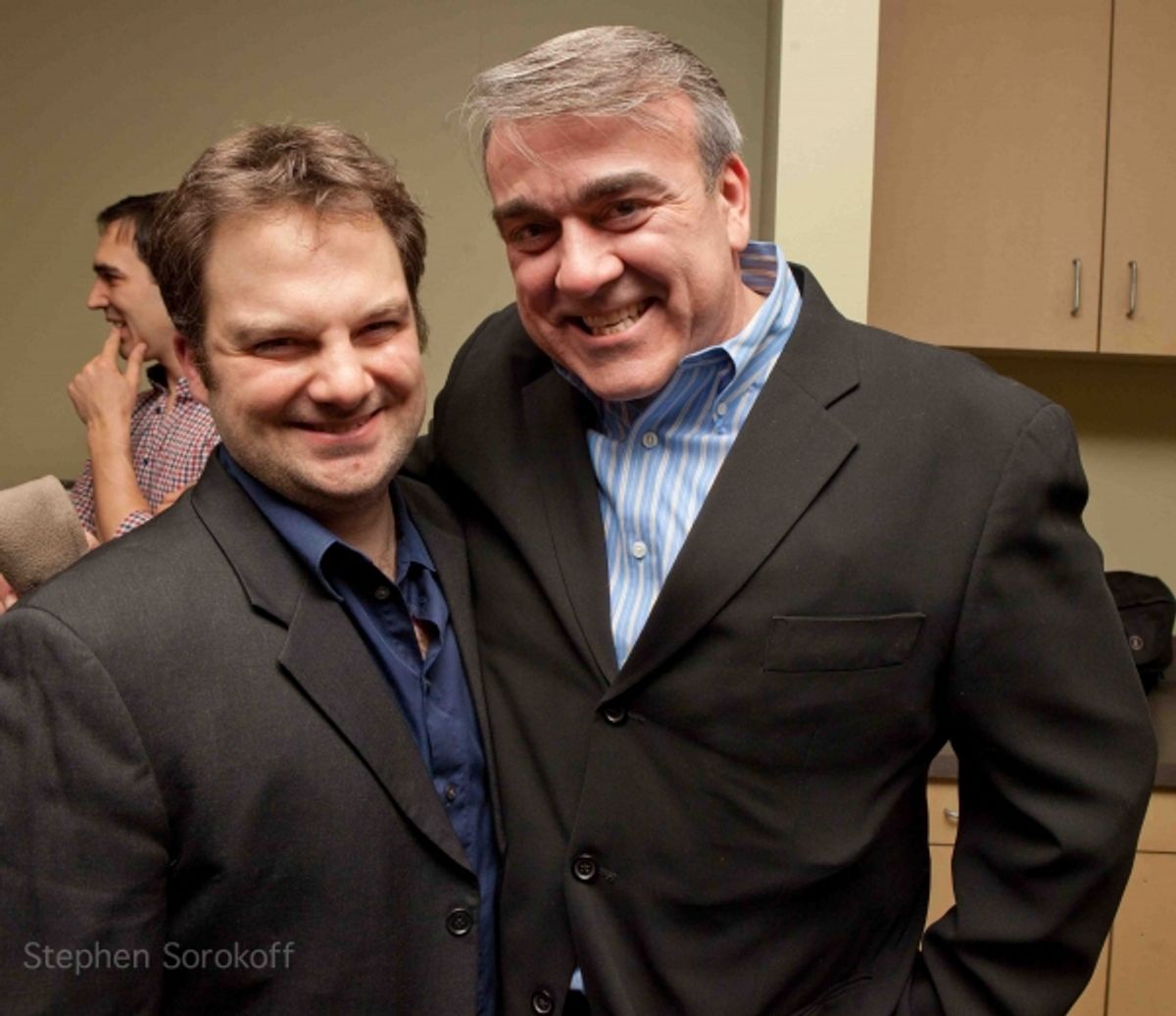 Music Director Vadim Feichtner and Publicist Charlie Siedenburg at 