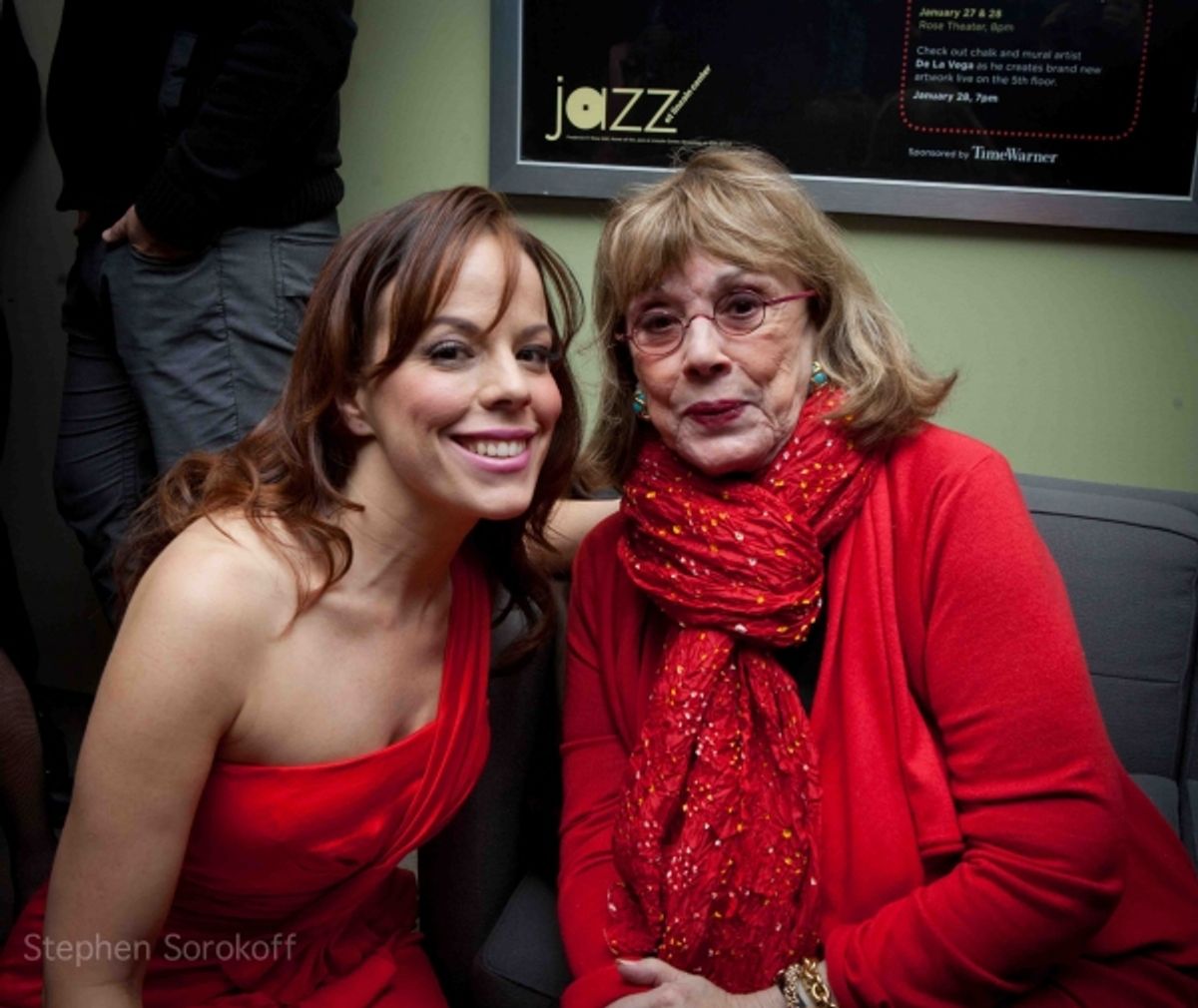 Leslie Kritzer & Phyllis Newman at 