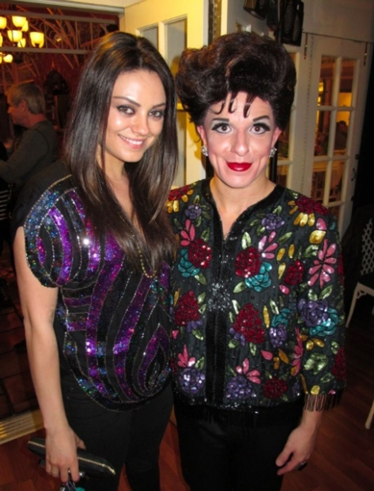 Mila Kunis and Peter Mac at 