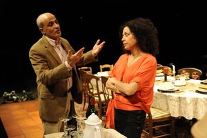 Nasser Faris and Mimi Lieber Photo