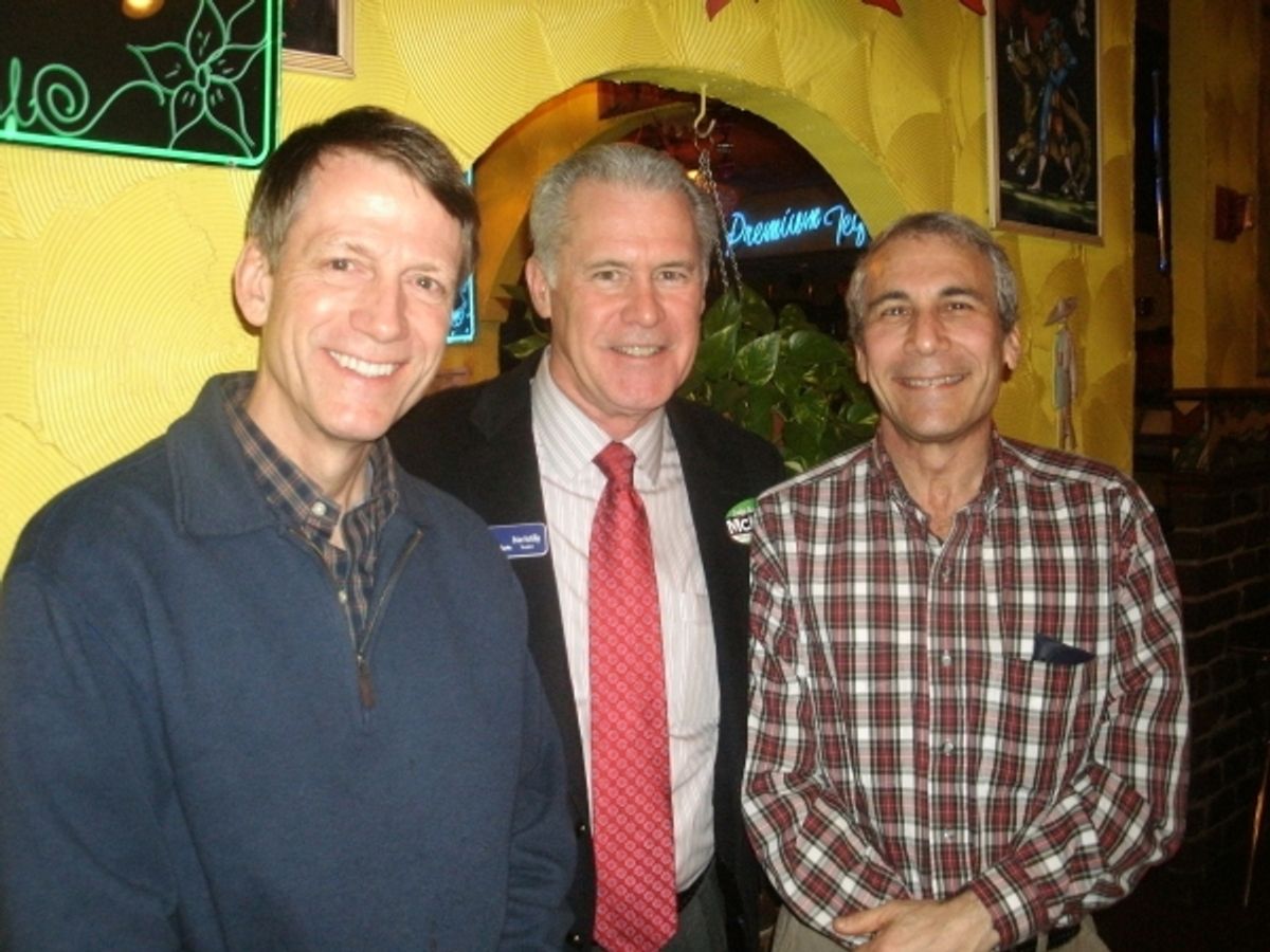 John Bauer, Brian McKillip, and Richard Berman at 