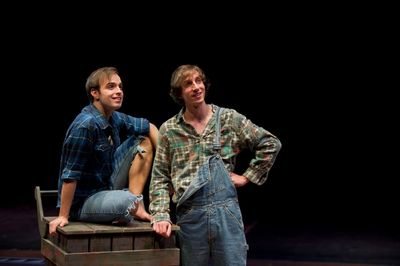 Anthony Malchar (Huckleberry Finn) & Fatye Francis (Jim) Photo