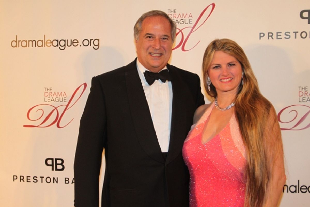 Drama League Gala Chairpersons Stewart F. Lane and Bonnie Comley at 