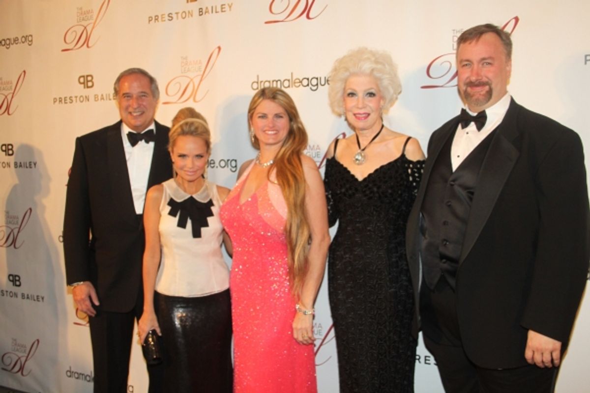 Stewart F. Lane, Kristin Chenoweth, Bonnie Comley, Jano Herbosch and Gabriel Shanks at 