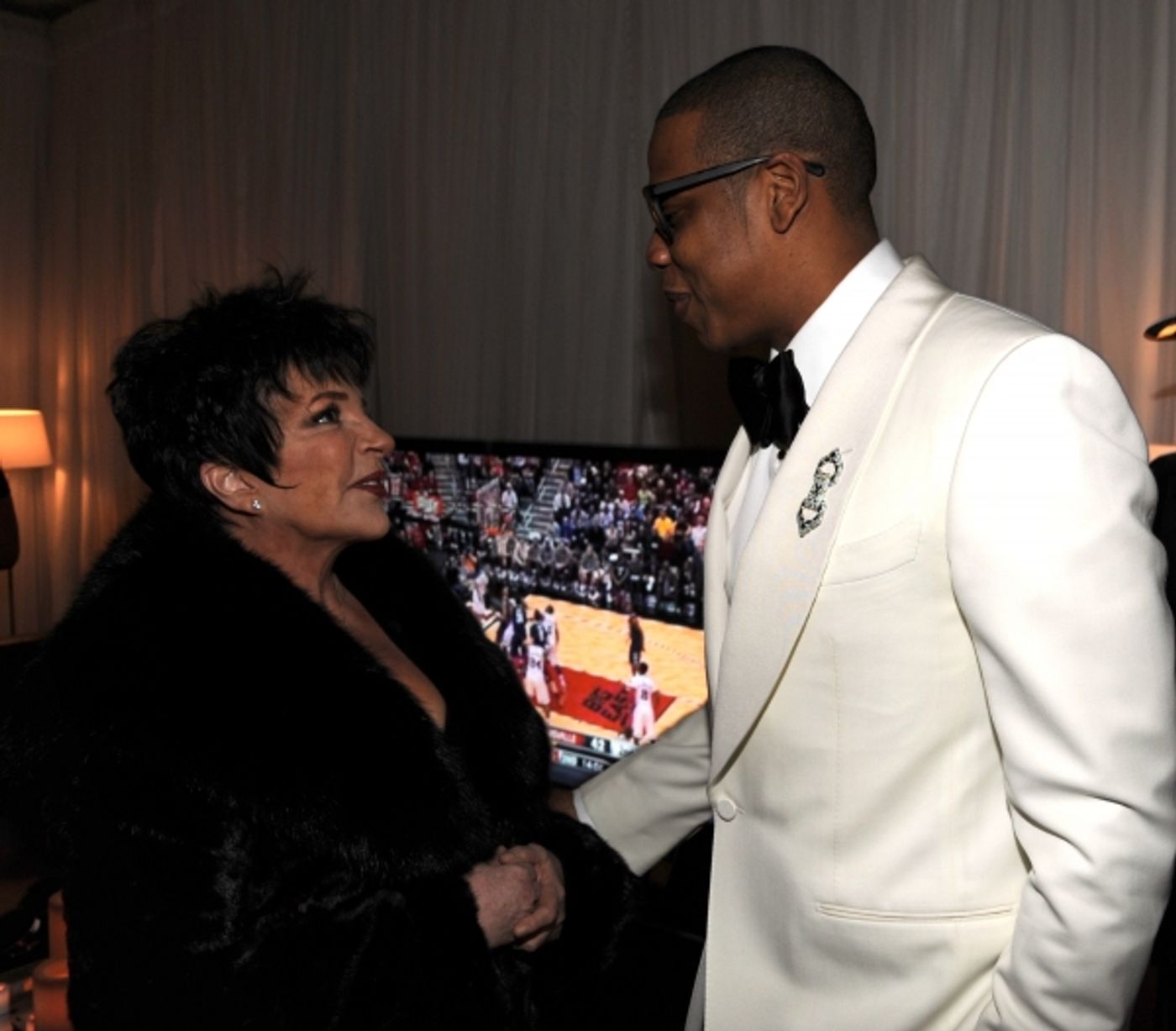 Photo Flash: Jay-Z Meets with Liza Minnelli at NYC Concert!  Image