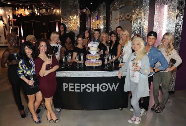 Holly Madison, Josh Strickland and the cast of PEEPSHOW Photo