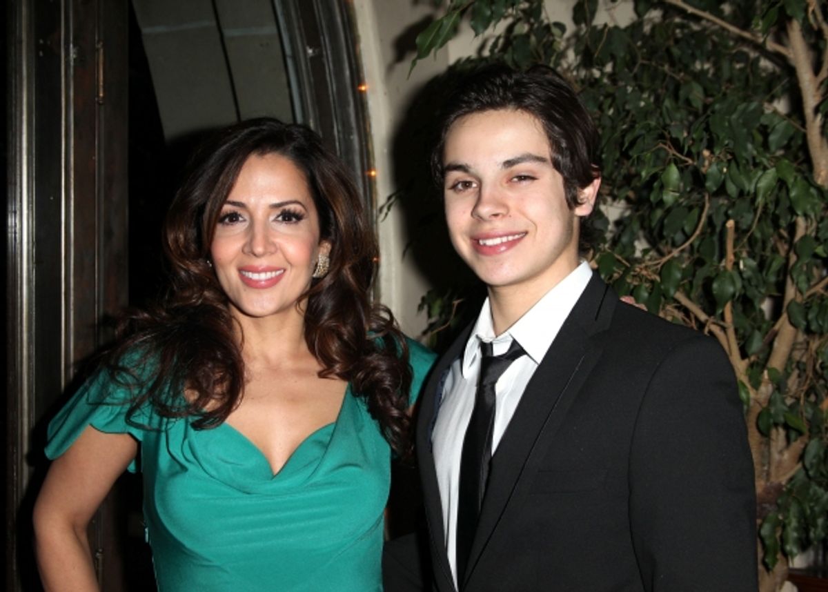Maria Canals-Barerra & Jake T. Austin  at 