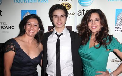 Gina Sanchez, Jake T. Austin & Maria Canals-Barerra  Photo
