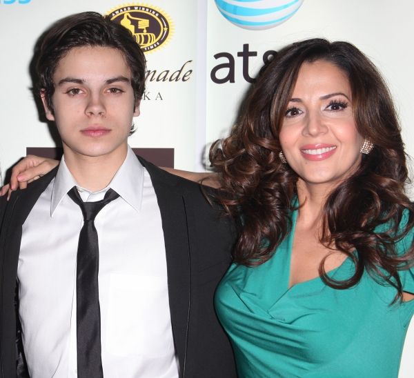 Jake T. Austin & Maria Canals-Barerra  Photo