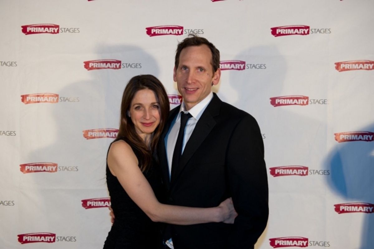 Marin Hinkle and Stephen Kunken at 
