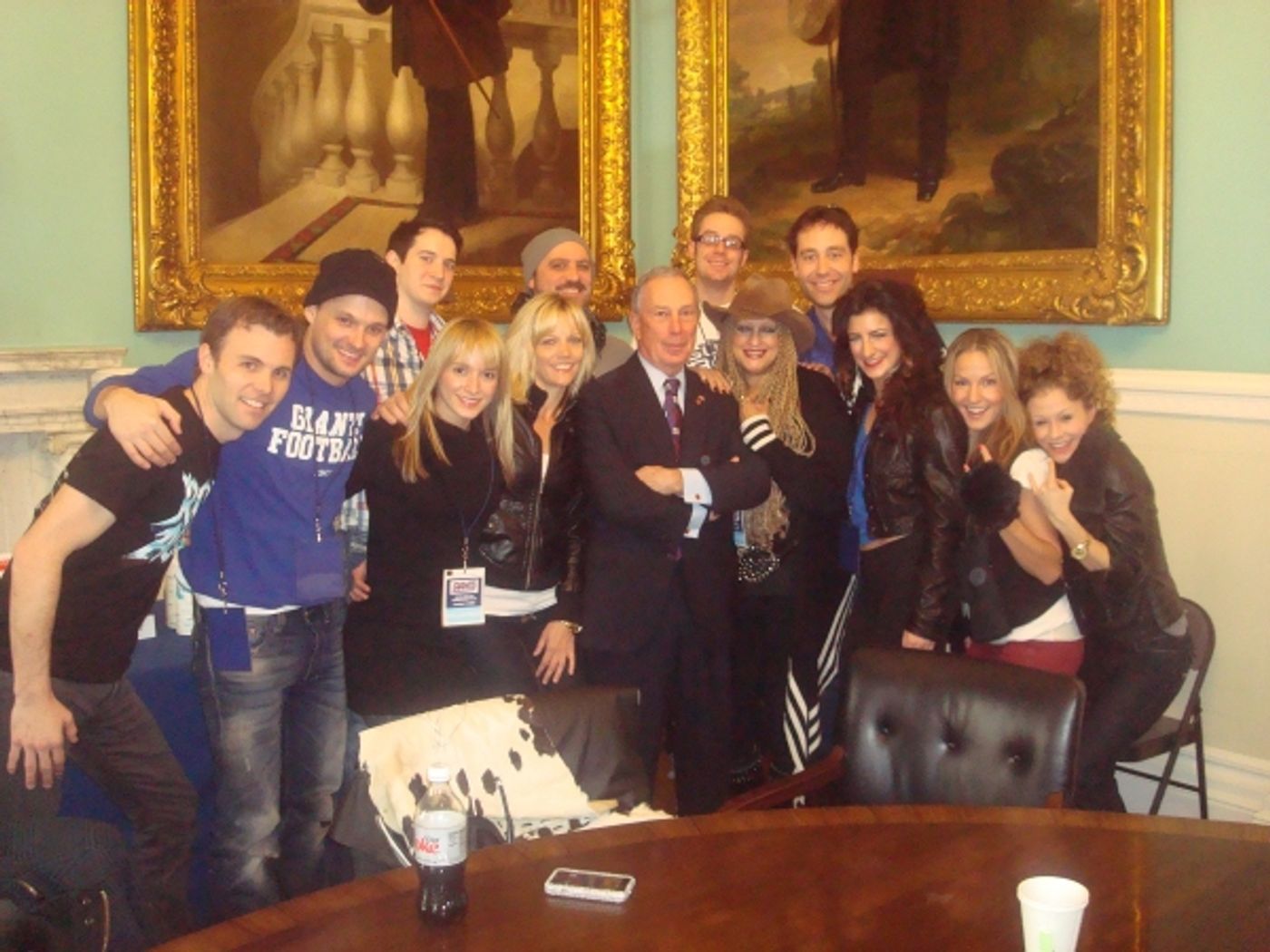 Photo Flash: Go Giants! ROCK OF AGES Plays the Super Bowl Parade!  Image