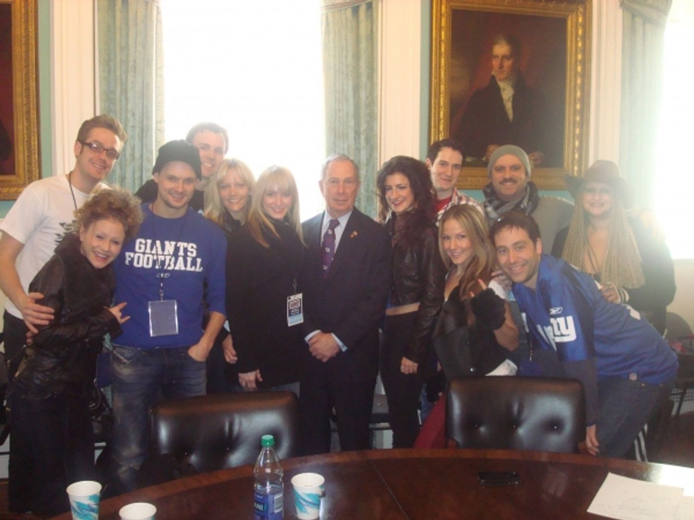 Photo Flash: Go Giants! ROCK OF AGES Plays the Super Bowl Parade!  Image