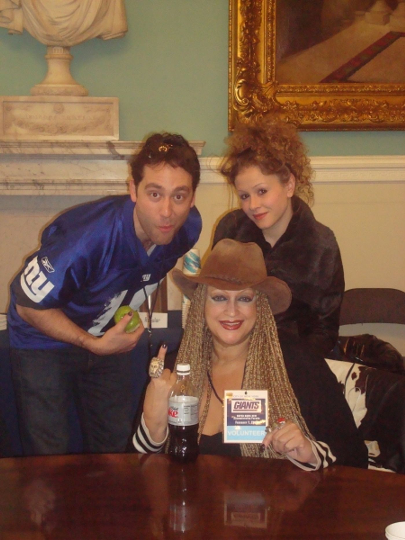 Photo Flash: Go Giants! ROCK OF AGES Plays the Super Bowl Parade!  Image