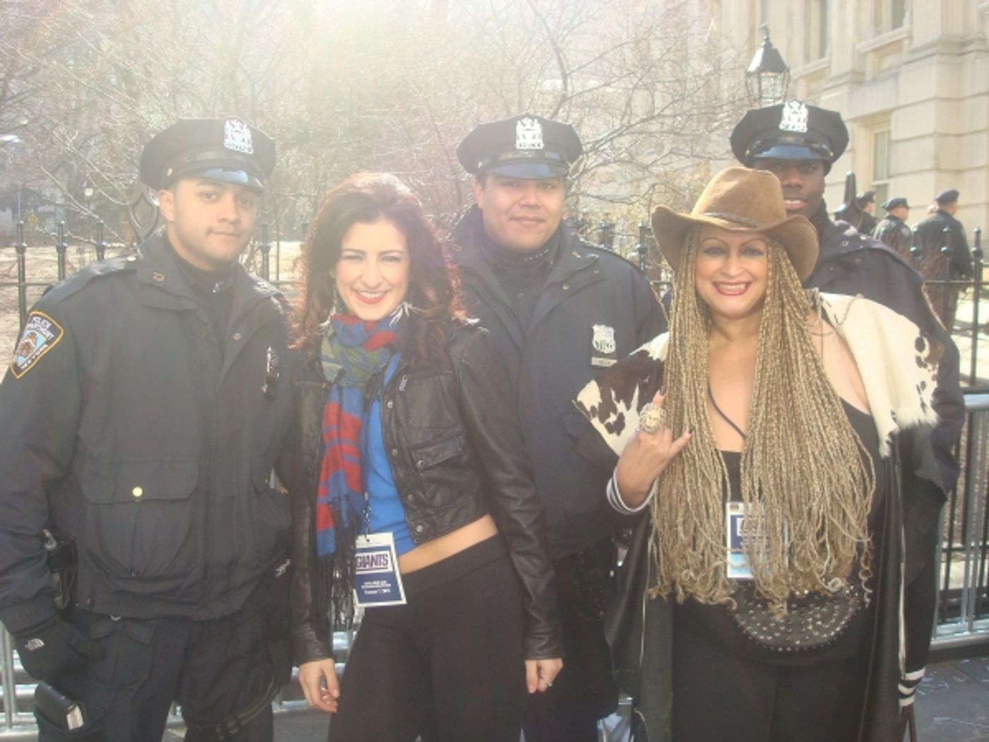 Photo Flash: Go Giants! ROCK OF AGES Plays the Super Bowl Parade!  Image