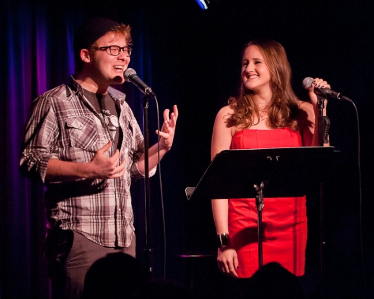 F. Michael Haynie and Blair Goldberg
 at 