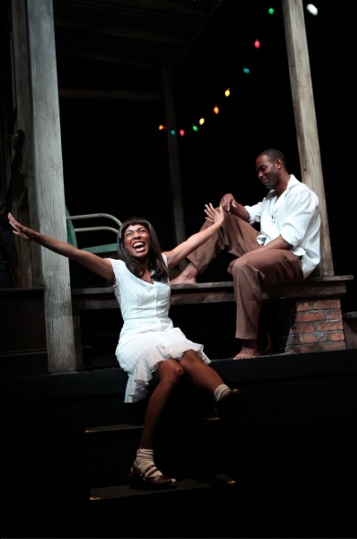 Angela Lewis and Clifton Duncan  at 