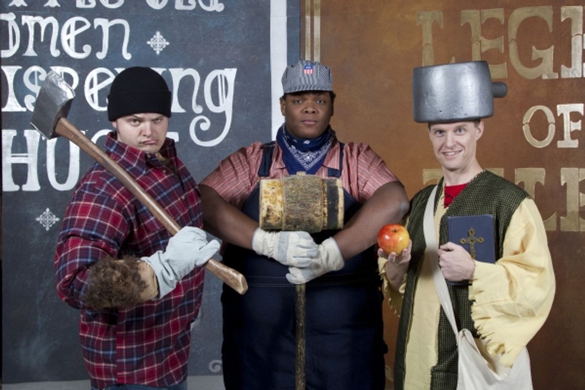 Peter Sessions (left), Alec Powell (center), Eric Johnson (right) at 