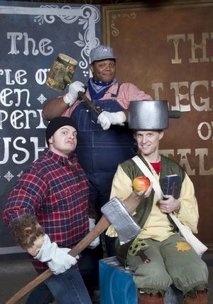Alec Powell (top), Peter Sessions (left), Eric Johnson (right) Photo