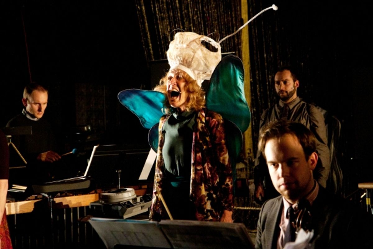 Ian Antonio, Beth Griffith, Joshua Modney (front) and Mike Mikos at 