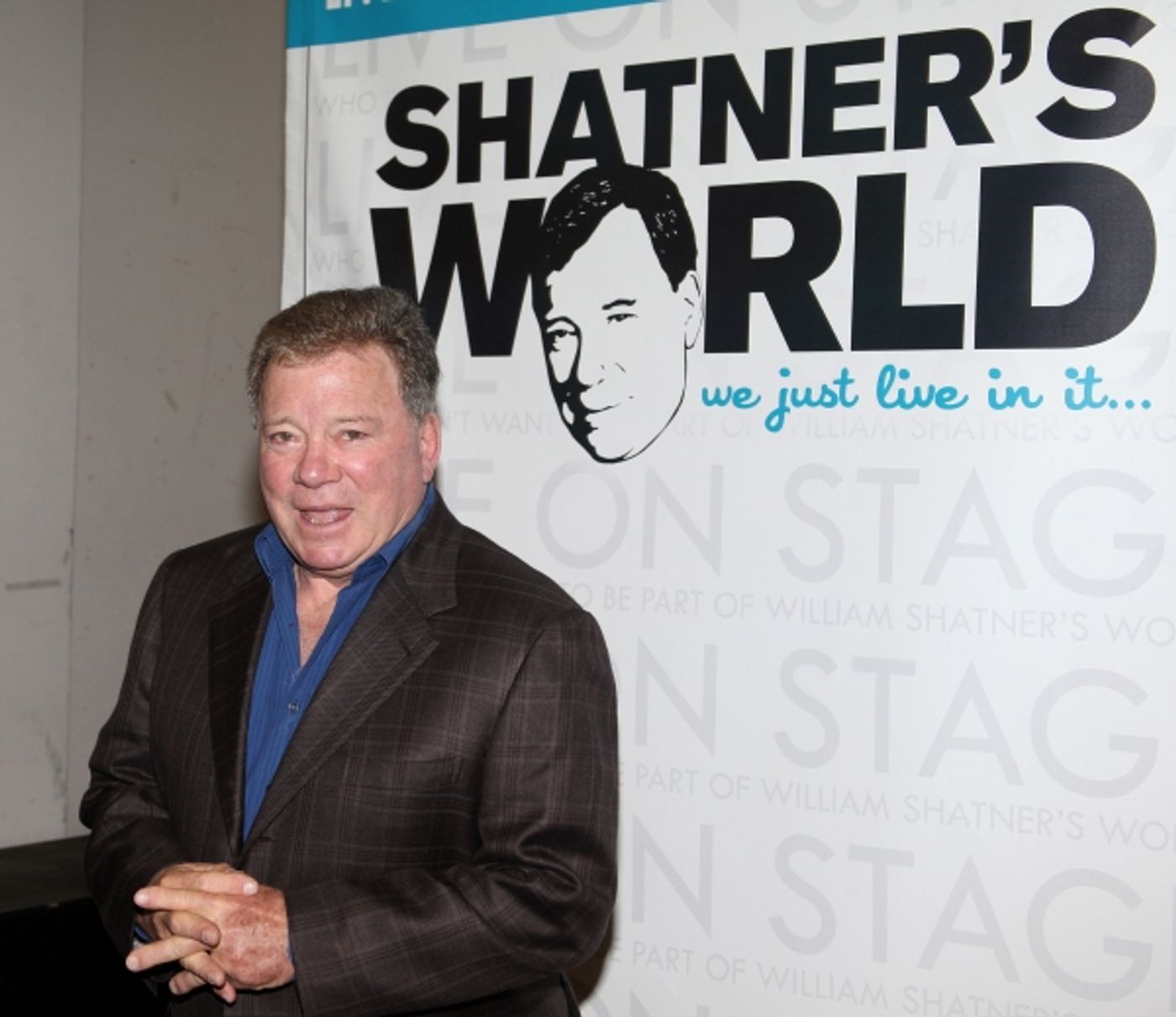 Photo Coverage: William Shatner Meets the Press!  Image