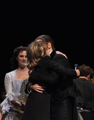 Trista Moldovan, Gillian Lynne and Hugh Panaro Photo