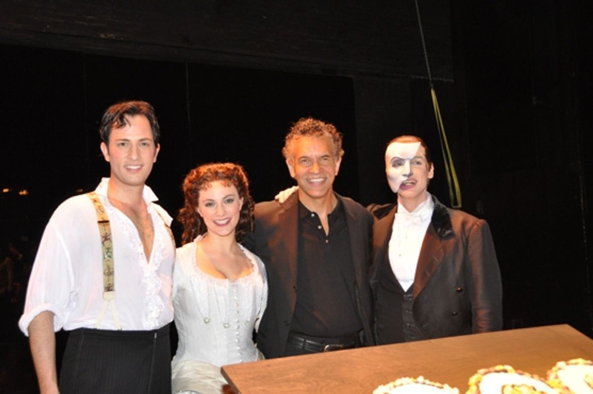 Kyle Barisich, Trista Moldovan, Brian Stokes Mitchell and Hugh Panaro at 