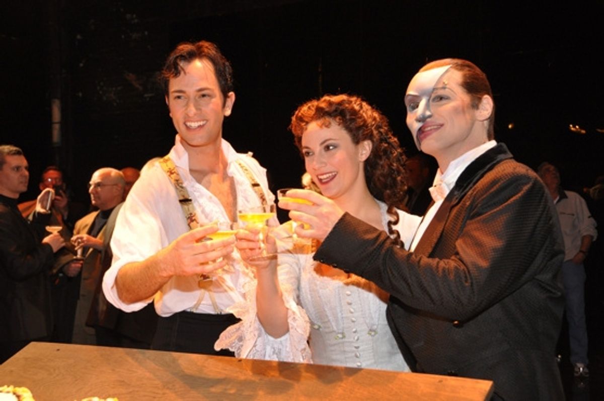 Kyle Barisich, Trista Moldovan and Hugh Panaro at 