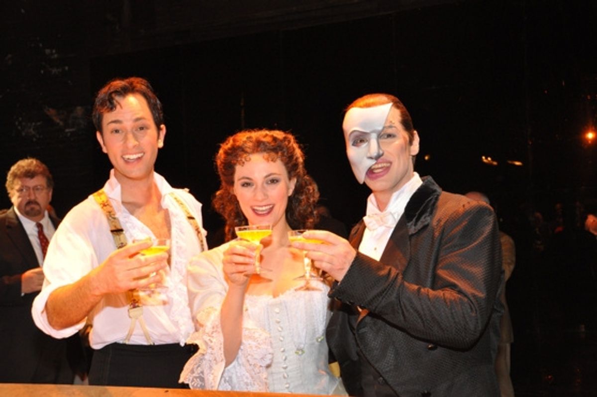 Kyle Barisich, Trista Moldovan and Hugh Panaro at 