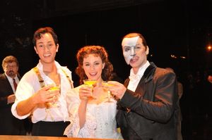 Kyle Barisich, Trista Moldovan and Hugh Panaro Photo