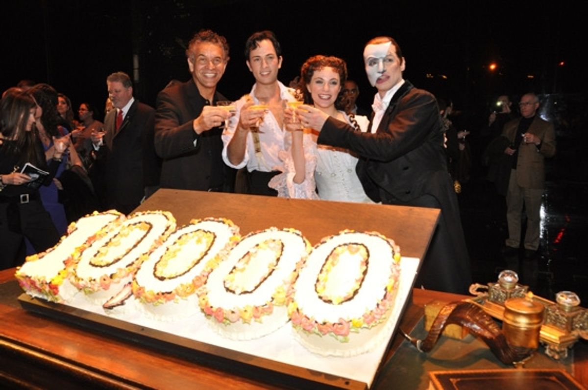 Brian Stokes Mitchell, Kyle Barisich, Trista Moldovan and Hugh Panaro at 