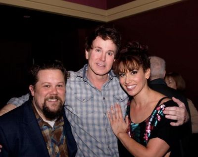 Justin Robertson, Davis Gaines, and Lesli Margherita Photo