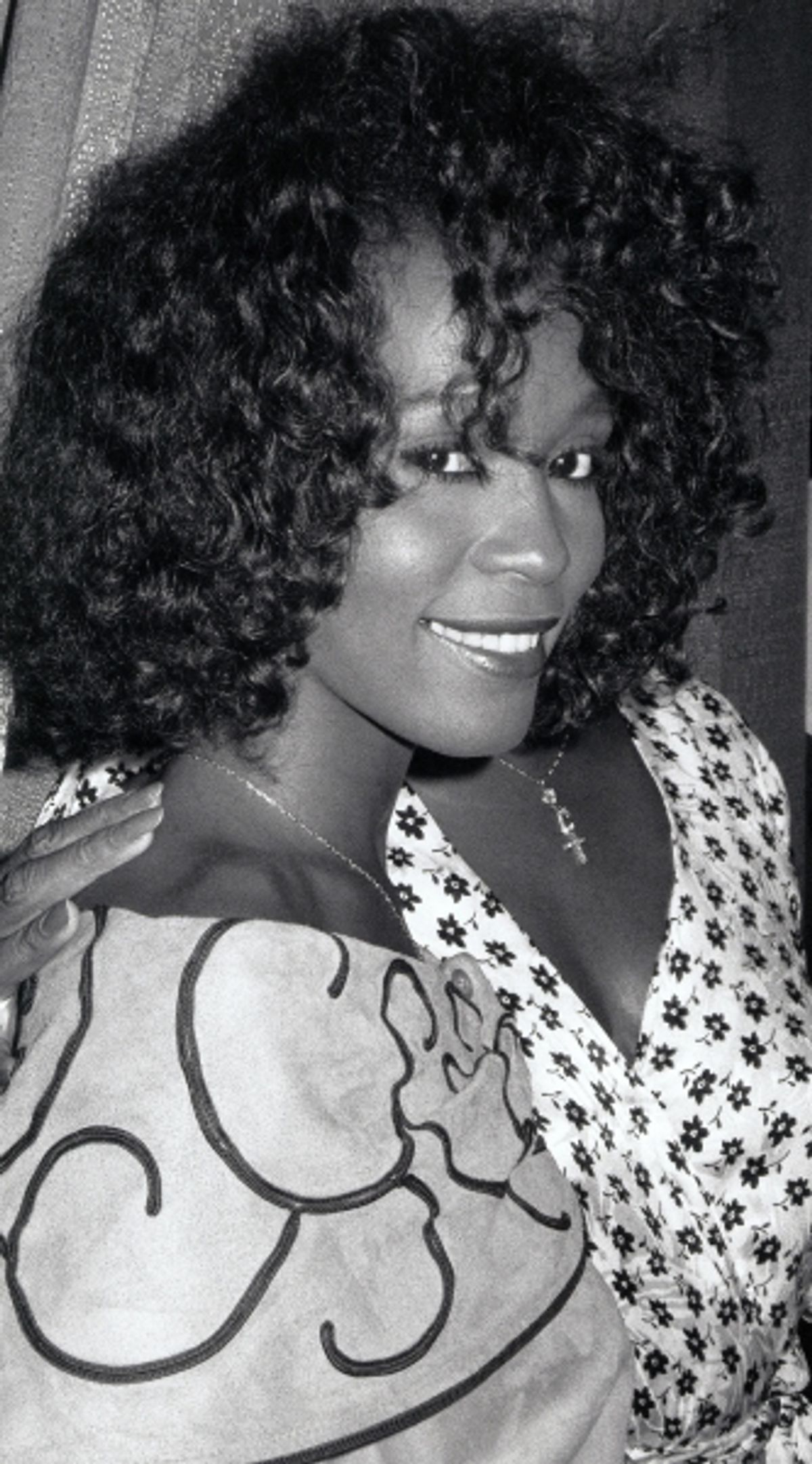 Whitney Houston reveives the United Negro College Fund Award in New York City. July 1988. at 