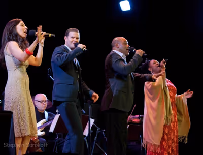 Jamie Leonhart, Clarke Thorell, Lawrence Clayton, Kecia Lewis-Evans Photo