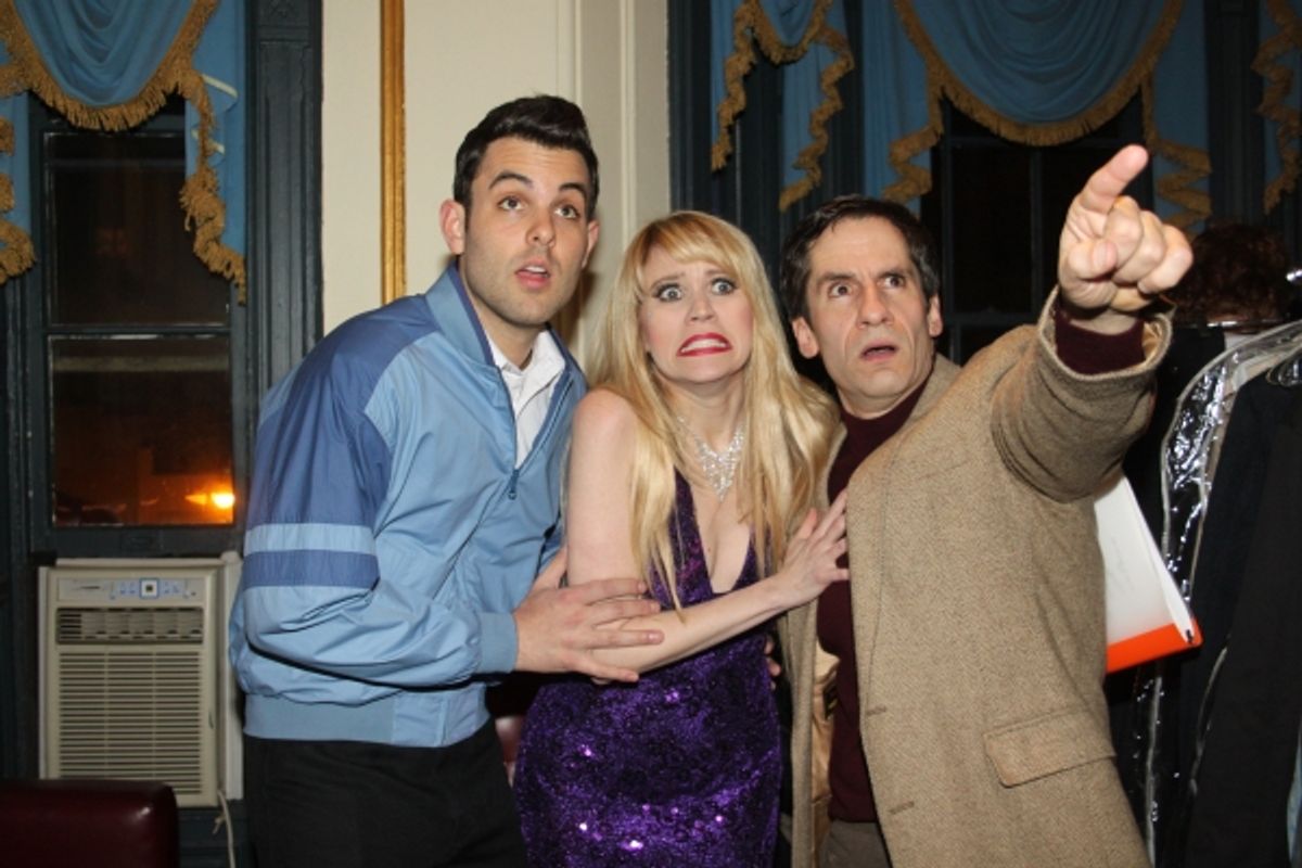 Zak Resnick, Lauren Kennedy and Seth Rudetsky at 