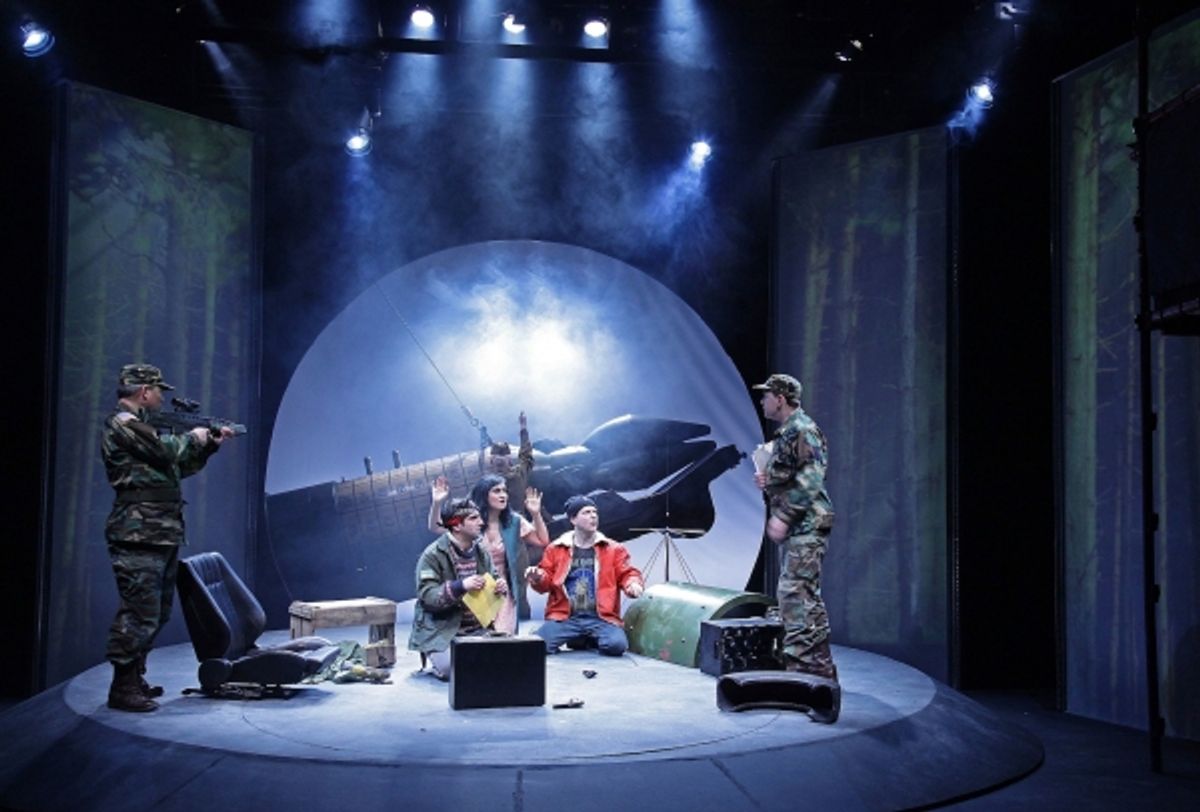 David Yip and Tariq Jordan, Nathalie Armin, Rick Warden, Simon Chandler at 