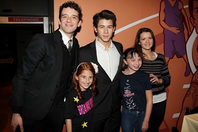 Michael Urie, Julianna Rigoglios, Nick Jonas, Sarah Safer, and Rose Hemingway Photo
