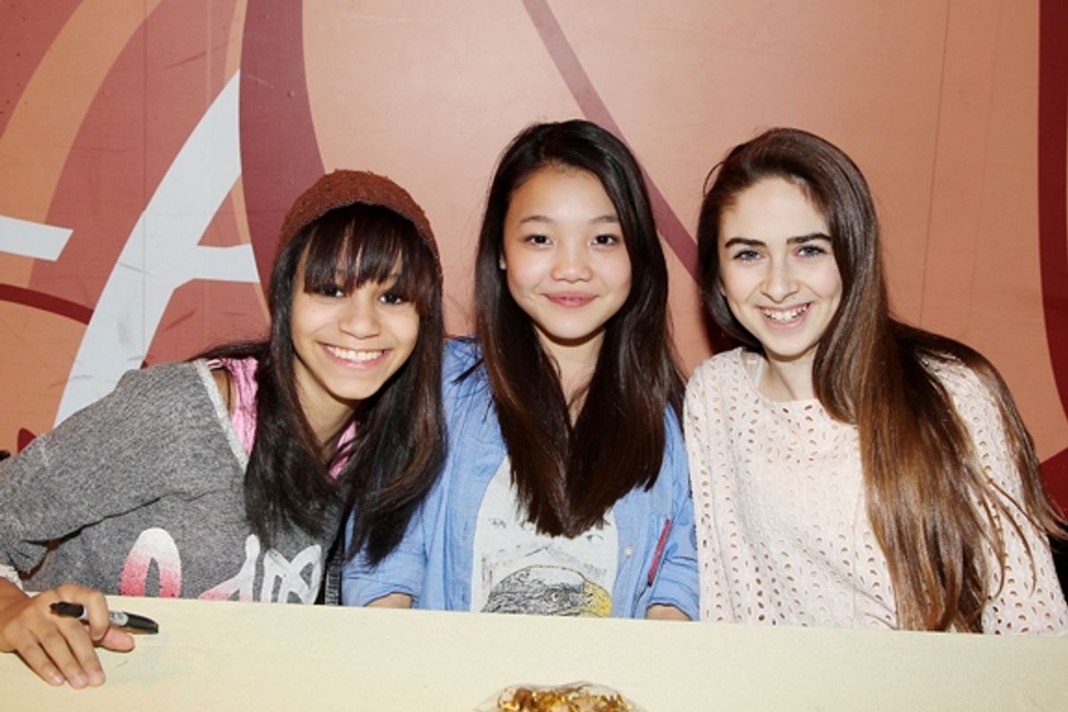 Laurissa Romain, Kylie Goldstein, and Paige Simunovich at 