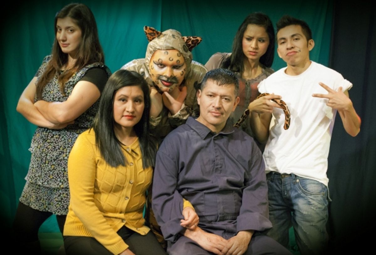 Gabriela Dipascuale, Rosa Cristobal, Pablo Saldana, Mario Lopez, Siumara Samayoa and Juan Antonio Martinez at 