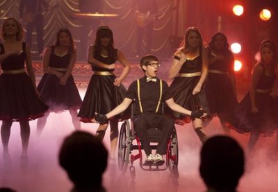 Kevin McHale and the New Directions Photo