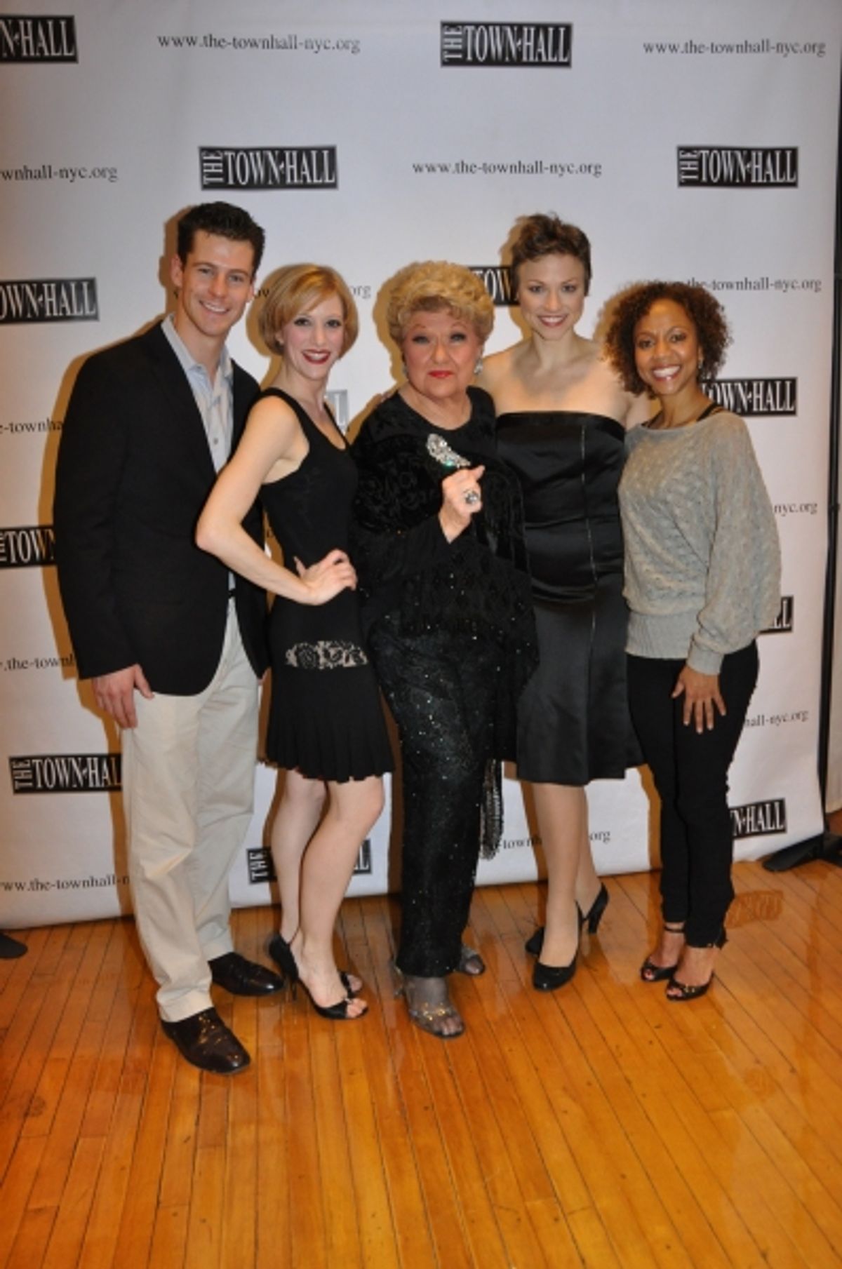 Luke Hawkins, Vanessa Sonon, Marilyn Mare, Sara Brians and Dameka Hayes at 