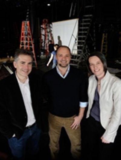 George Brant, Curt Columbus, and Deborah Salem Smith Photo