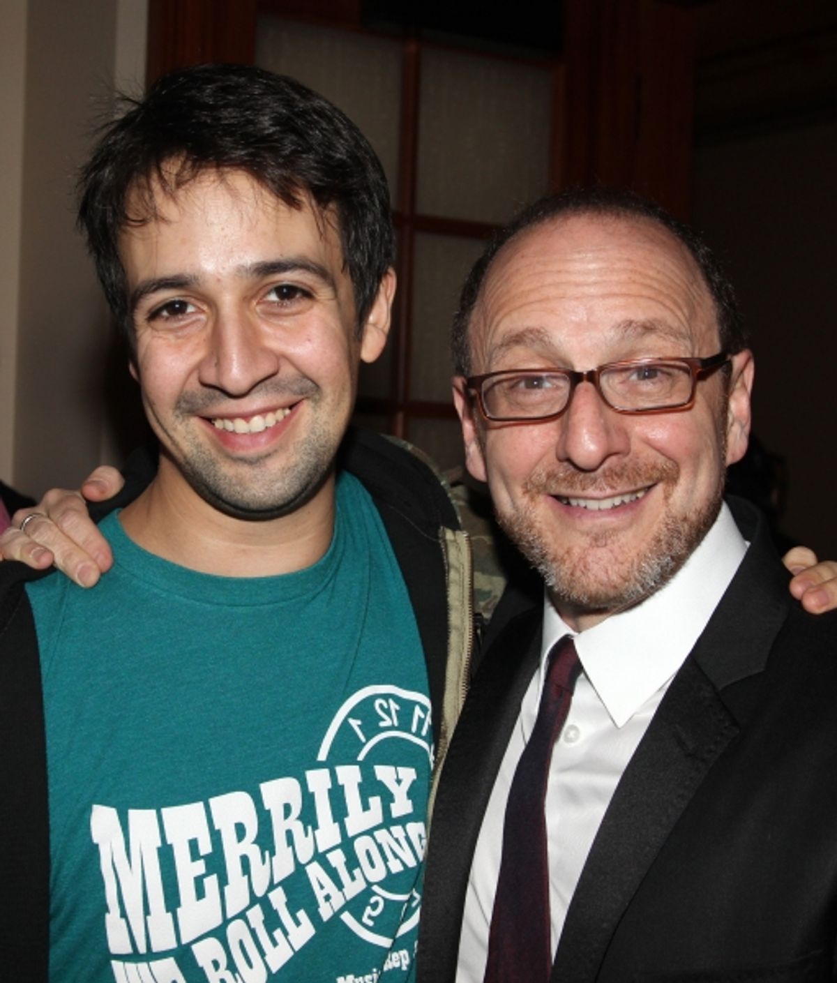 Lin-Manuel Miranda & Lonny Price  at 